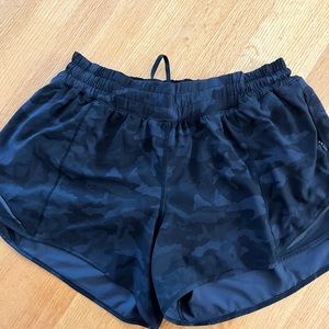 Lululemon Blue Camo Shorts